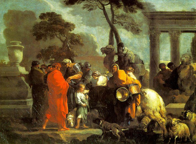 Bourdon, Sebastien The Selling of Joseph into Slavery china oil painting image